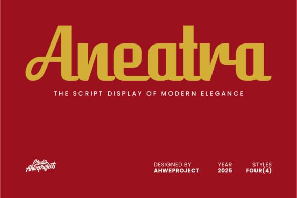 Aneatra Font: Elevating Digital Brand Visuals
