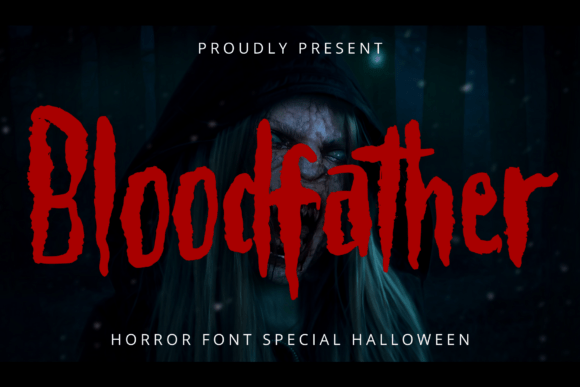 Bloodfather Font Review for Horror Web Design