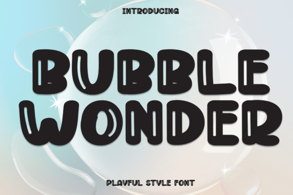 Bubble Wonder Font: A Display Typeface for Friendly Web Design
