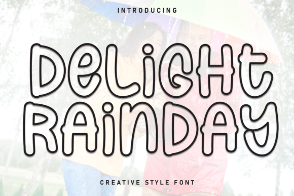 Delight Rainday Font for Modern Web Design