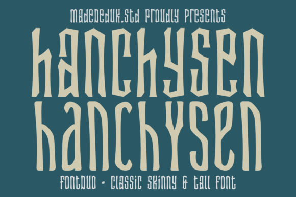 Hanchysen Font Review for Web Design Layouts