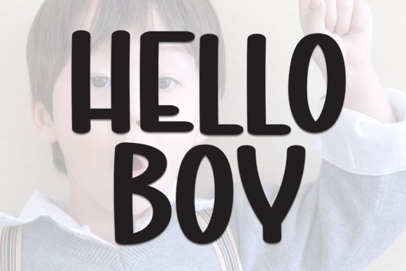 Hello Boy Font: Adding Handwritten Warmth to Handmade Products