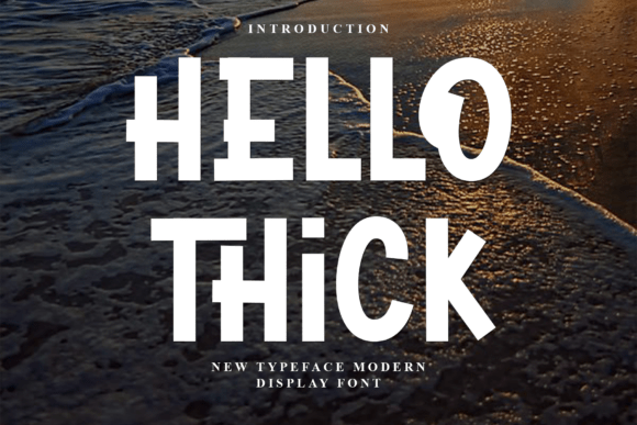 Hello Thick Font Review for Web Design