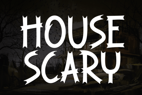 House Scary Font: Friendly Display Typography for Web