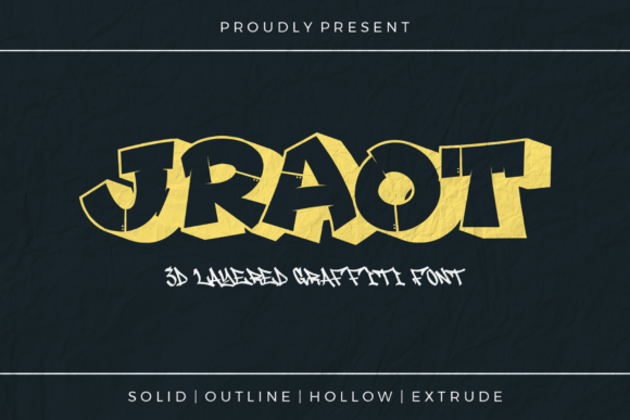 Jraot Regular Font: Bold Display Type for Campaigns