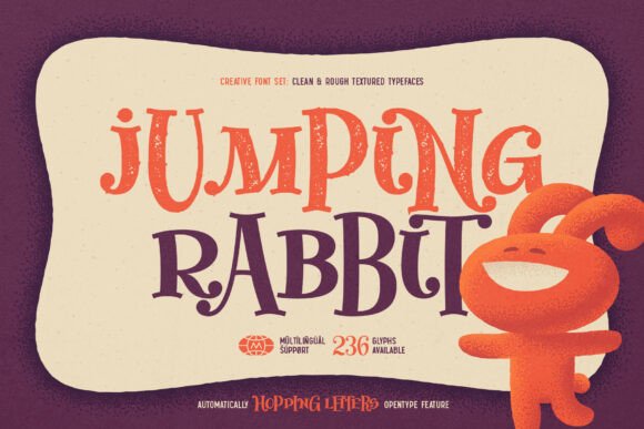 Jumping Rabbit: The Playful Display Font That Makes Campaigns Pop