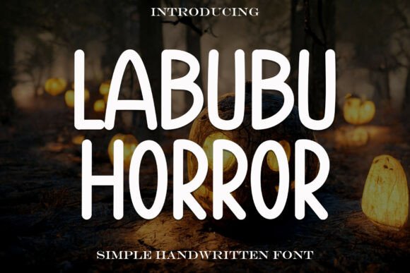 Labubuhorror Font: Playful Spooky Type for Makers