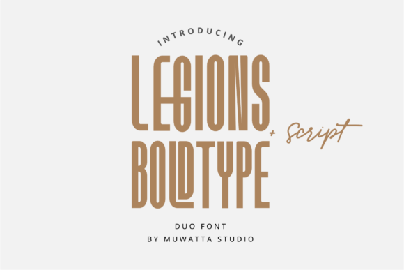 Legions Boldtype Font for Editorial Design