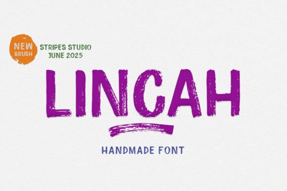 Lincah Font Review: A Brushed Display Typeface for Campaigns