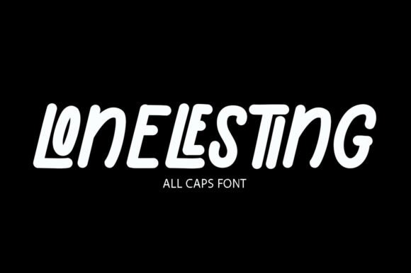 Lonelesting Font: A Modern Display Typeface for Editorial Design