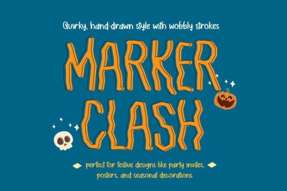 Marker Clash Font: A Web Designer’s Layout Review