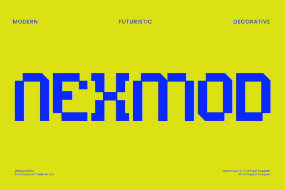Nexmod Regular Font: A Designer’s Branding Test