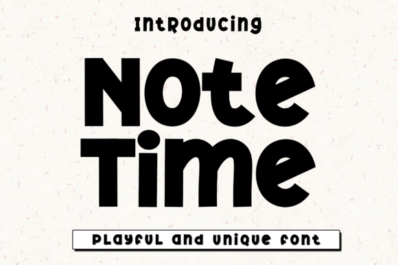 Note Time Font: Refreshing Small Business Branding