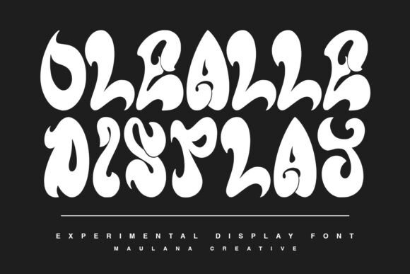Olealle Font: Bold Display Type for Handmade Products
