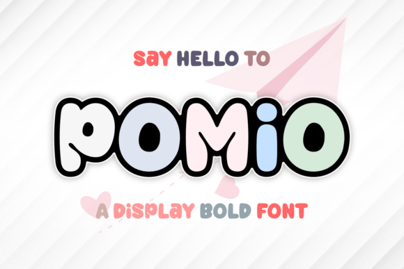 Pomio: A Cheerful Display Font for Modern Web Design Projects