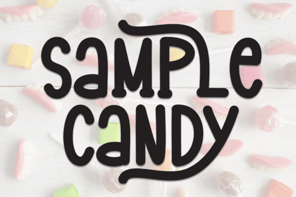 Sample Candy Font: A Relaxed Display Typeface for Editorial Design