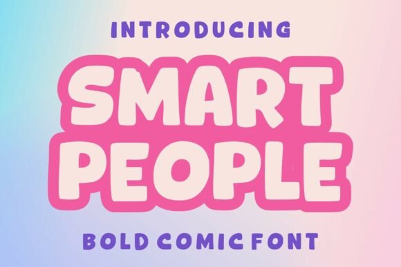 Smartpeople Regular: A Bold Display Font for Editorial Joy