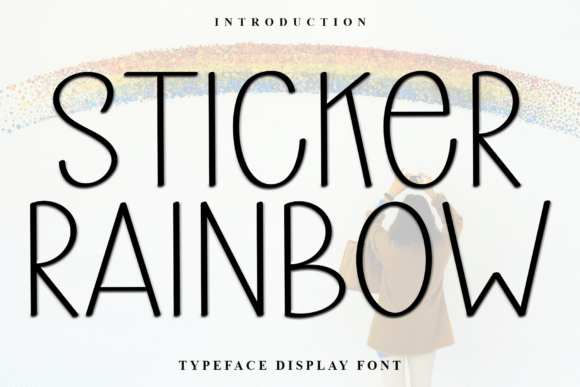 Sticker Rainbow Font Review: A Handwritten Typeface for Branding