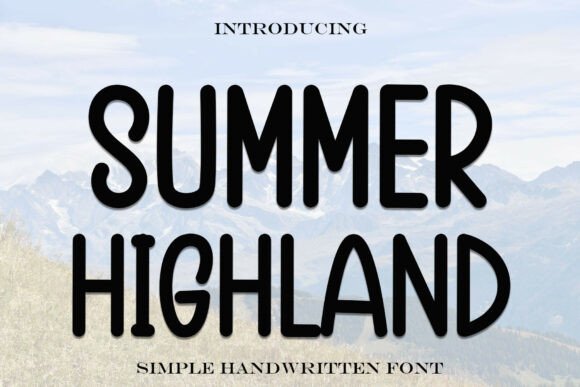 Summerhighland Font Review for Web Design