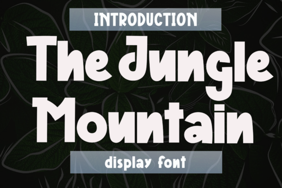 The Jungle Mountain Font Review: Casual Display Type