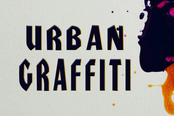 Urbangraffiti Font: A Bold Display Typeface for Modern Branding