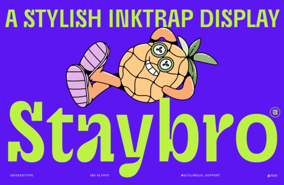 Ut Staybro Font Review: Bold Display Type for Campaigns