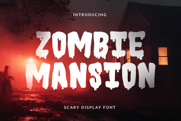Zombie Mansion Font Review: A Display Typeface for Spooky Branding